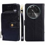 For OPPO Find X6 5G Zipper Bag Leather Phone Case(Black)