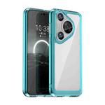 For Huawei Pura 70 Pro Colorful Series Acrylic + TPU Phone Case(Transparent Blue)