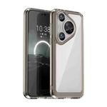 For Huawei Pura 70 Pro Colorful Series Acrylic + TPU Phone Case(Transparent Grey)
