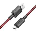 hoco X94 Leader 3A USB to USB-C / Type-C Charging Data Dable, Length:1m(Red)