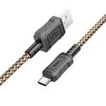 hoco X94 Leader 3A USB to USB-C / Type-C Charging Data Dable, Length:1m(Gold)