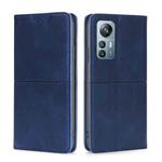 For Blackview A85 Cow Texture Magnetic Horizontal Flip Leather Phone Case(Blue)