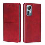 For Blackview A85 Cow Texture Magnetic Horizontal Flip Leather Phone Case(Red)