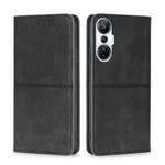 For Infinix Hot 20S Cow Texture Magnetic Horizontal Flip Leather Phone Case(Black)