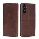 For Tecno Pova Neo 2 Cow Texture Magnetic Horizontal Flip Leather Phone Case(Dark Brown)