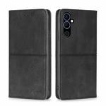 For Tecno Pova Neo 2 Cow Texture Magnetic Horizontal Flip Leather Phone Case(Black)