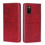 For Rakuten Big S Cow Texture Magnetic Horizontal Flip Leather Phone Case(Red)