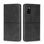 For Rakuten Big S Cow Texture Magnetic Horizontal Flip Leather Phone Case(Black)