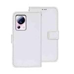 For Xiaomi 13 Lite idewei Crazy Horse Texture Leather Phone Case with Holder(White)
