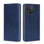 For Honor X5 4G Cow Texture Magnetic Horizontal Flip Leather Phone Case(Blue)