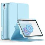 For iPad 10th Gen 10.9 2022 3-Fold Magnetic Leather Smart Tablet Case(Sky Blue)