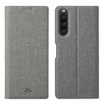 For Sony Xperia 10 V ViLi DMX Series Shockproof Magnetic Leather Phone Case(Grey)