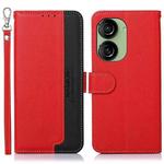 For Asus Zenfone 10 / Zenfone 9 KHAZNEH Litchi Texture Leather RFID Phone Case(Red)