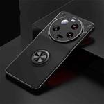 For Xiaomi 13 Ultra Metal Ring Holder TPU Phone Case(Black)