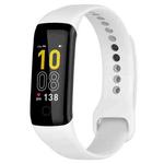 For Mambo Band 5 / 5S Solid Color Silicone Replacement Watch Band(White)
