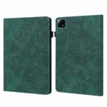 For Xiaomi Pad 6 / Pad 6 Pro Peacock Embossed Pattern Leather Tablet Case(Green)