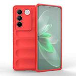 For vivo S16 Pro 5G Magic Shield TPU + Flannel Phone Case(Red)