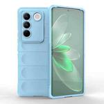 For vivo S16 Pro 5G Magic Shield TPU + Flannel Phone Case(Light Blue)