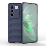 For vivo S16 Pro 5G Magic Shield TPU + Flannel Phone Case(Dark Blue)