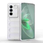 For vivo S16 Pro 5G Magic Shield TPU + Flannel Phone Case(White)