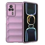 For Xiaomi Redmi K60E 5G Magic Shield TPU + Flannel Phone Case(Purple)