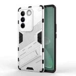 For vivo S16 Pro 5G Punk Armor 2 in 1 PC + TPU Shockproof Phone Case with Invisible Holder(White)