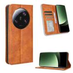 For Xiaomi 13 Ultra Magnetic Buckle Retro Texture Leather Phone Case(Brown)
