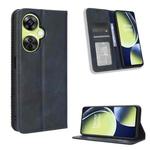 For OnePlus Nord CE 3 Lite Magnetic Buckle Retro Texture Leather Phone Case(Blue)