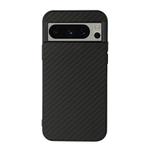 For Google Pixel 8 Pro Carbon Fiber Texture PU Phone Case(Black)