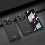 For Huawei Mate X3 GKK Peep-proof Integrated Ultra-thin Full Coverage Phone Flip Case(Black)