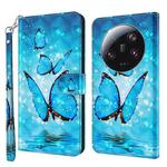 For Xiaomi 13 Ultra 3D Painting Pattern Leather Phone Case(Three Butterflies)