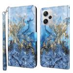 For Xiaomi Redmi Note 12 Pro+ Global 3D Painting Pattern Flip Leather Phone Case(Milky Way)