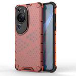 For Huawei P60 Art 4G Honeycomb Phone Case(Red)