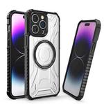 For iPhone XR Double-sided Non-slip PC+TPU Magsafe Magnetic Phone Case(Black)