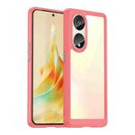 For OPPO A1 Pro 5G Colorful Series Acrylic + TPU Phone Case(Red)
