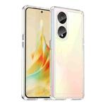 For OPPO Reno8 T 5G Colorful Series Acrylic + TPU Phone Case(Transparent)