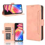 For Infinix Hot 30 4G X6831 Skin Feel Calf Texture Card Slots Leather Phone Case(Pink)