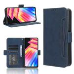 For Infinix Hot 30i / 30i NFC Skin Feel Calf Texture Card Slots Leather Phone Case(Blue)