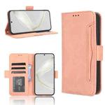 For Huawei nova 11 Skin Feel Calf Texture Card Slots Leather Phone Case(Pink)