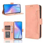 For Huawei Maimang 20 Skin Feel Calf Texture Card Slots Leather Phone Case(Pink)