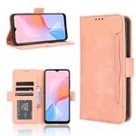 For Blackview A85 Skin Feel Calf Texture Card Slots Leather Phone Case(Pink)