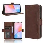 For Blackview A85 Skin Feel Calf Texture Card Slots Leather Phone Case(Brown)