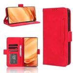 For ZTE Nubia Z50 Ultra Skin Feel Calf Texture Card Slots Leather Phone Case(Red)