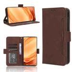 For ZTE Nubia Z50 Ultra Skin Feel Calf Texture Card Slots Leather Phone Case(Brown)