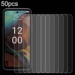 For Nokia XR21 50pcs 0.26mm 9H 2.5D Tempered Glass Film
