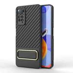 For Xiaomi Redmi Note 11 Pro Global Wavy Textured Phone Case (Black)