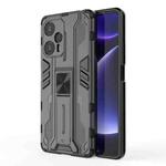 For Xiaomi Redmi Note 12 Turbo Supersonic PC + TPU Shock-proof Protective Phone Case(Black)