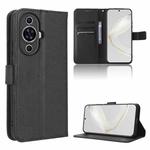 For Huawei nova 11 Pro Diamond Texture Leather Phone Case(Black)