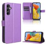 For Samsung Galaxy M14 5G Diamond Texture Leather Phone Case(Purple)