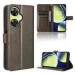 For OnePlus Nord CE 3 Lite Diamond Texture Leather Phone Case(Brown)